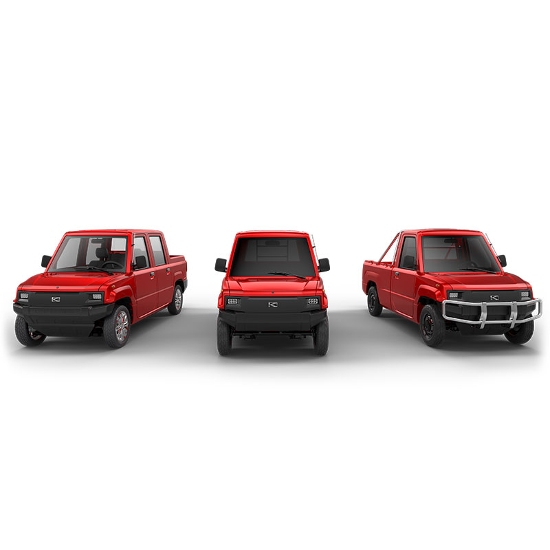 Mini EV pick-up met achterwielaandrijving